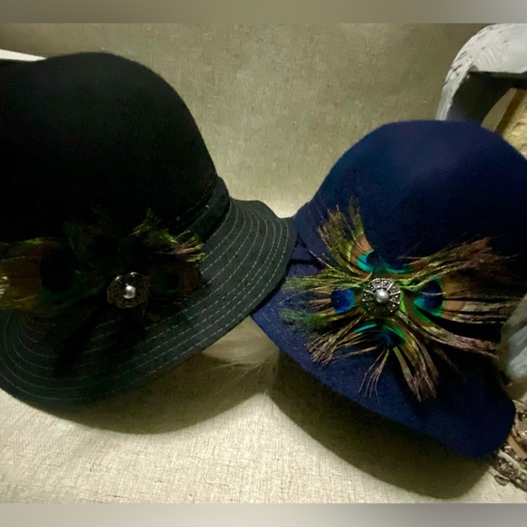 🦚ñCallanan American estyle hat(NWT)
Structured Brim Cloche with Bow Accent🦚#MI - Picture 3 of 10